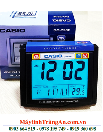 Casio DQ-750-1DF, Đồng hồ Báo thức Casio DQ-750-1DF chính hãng |Bảo hành 01 năm